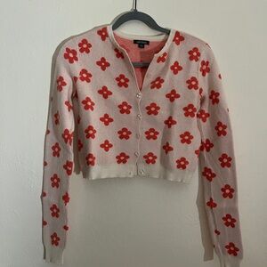 Wild Fable Red Floral Cardigan
